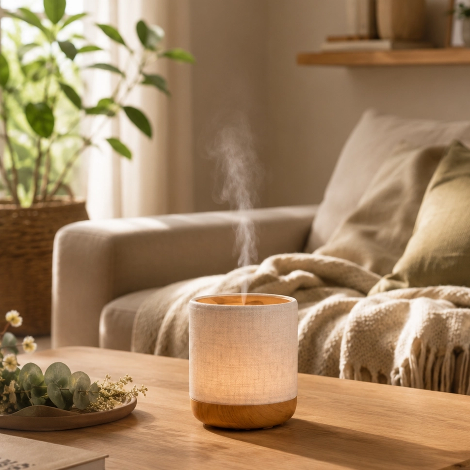 Alesia linen canvas essential-oil diffuser